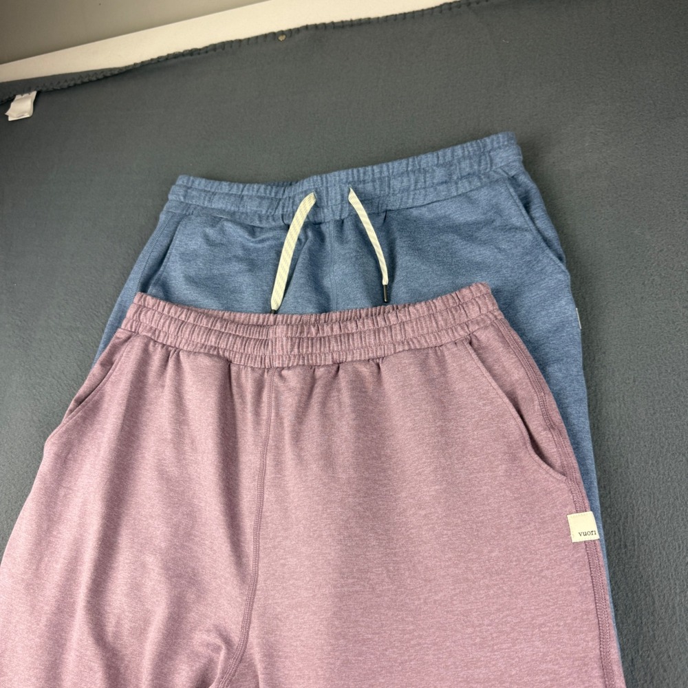 Vuori Joggers Women's S Blue Purple Performance Boyfriend DreamKnit Run Gym (2)
